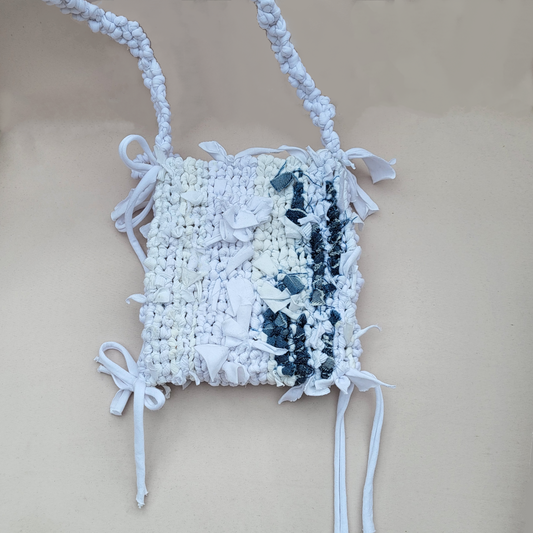 WHITE CROSS BODY BAG